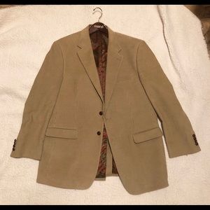 Ralph Lauren Tan Mens Corduroy Blazer, Macy’s, 44L